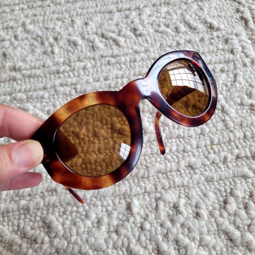 Vtg 80's Jean Patou Paris Tortoiseshell French Sunglasses - Picture 2 of 7